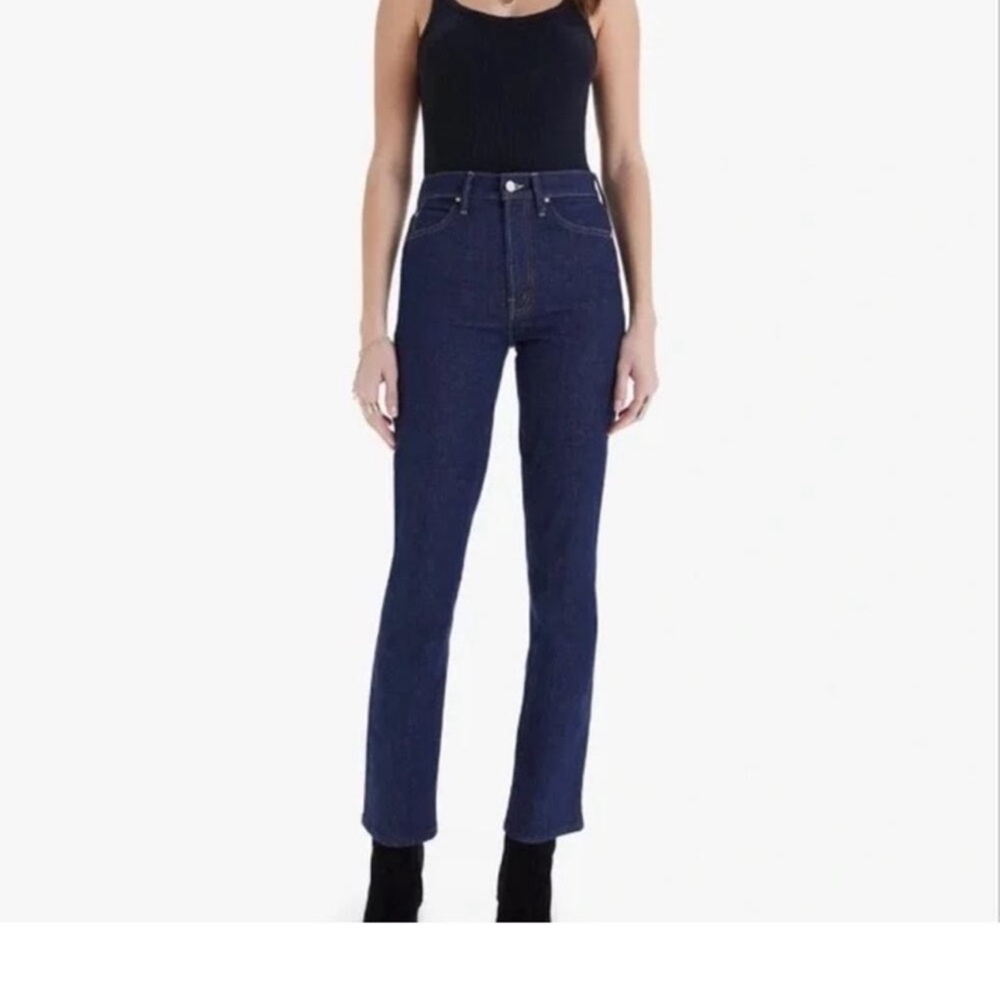 Mother Superior Womens Rascal Hover Clean Up Your Act Wash High Waist Crop Jeans
